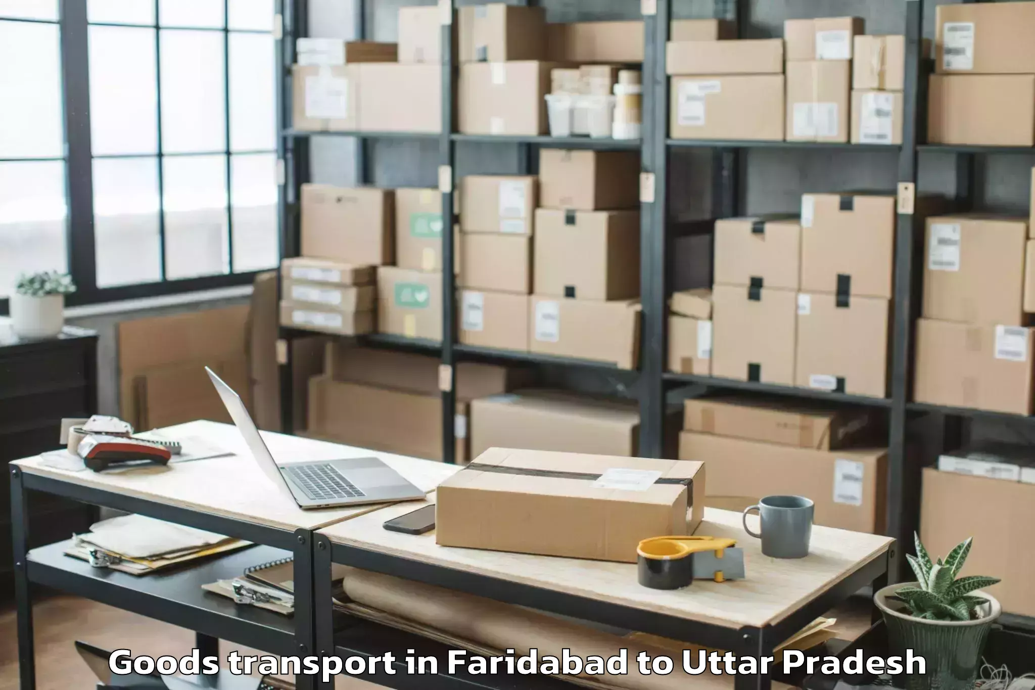 Trusted Faridabad to Itia Thok Goods Transport